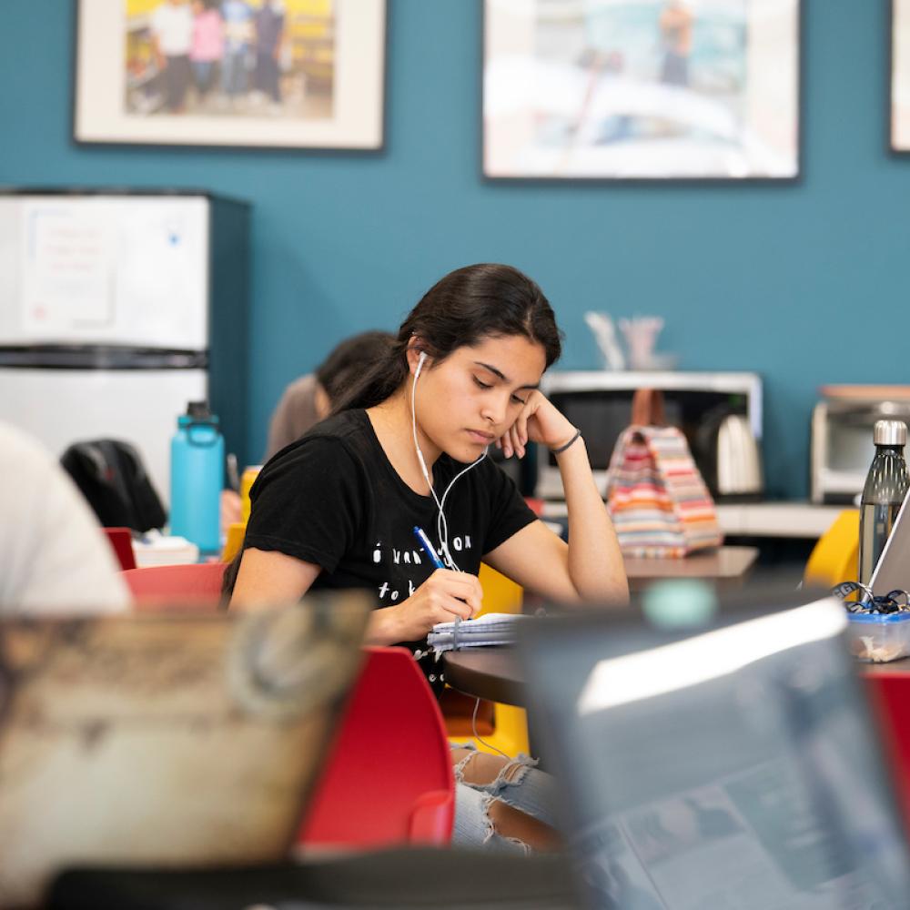 Students at the Chicanx/Latinx Center