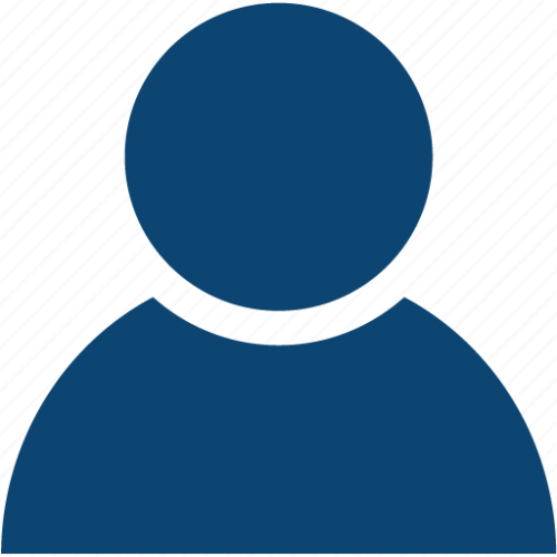 Blue person icon