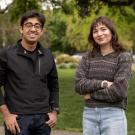 Goldwater Scholars Kush Narang and Azucena Virgen