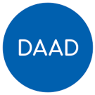 DAAD logo - the letters DAAD inside a circle