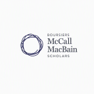 McCall MacBain Scholars logo with navy circular wreath and text