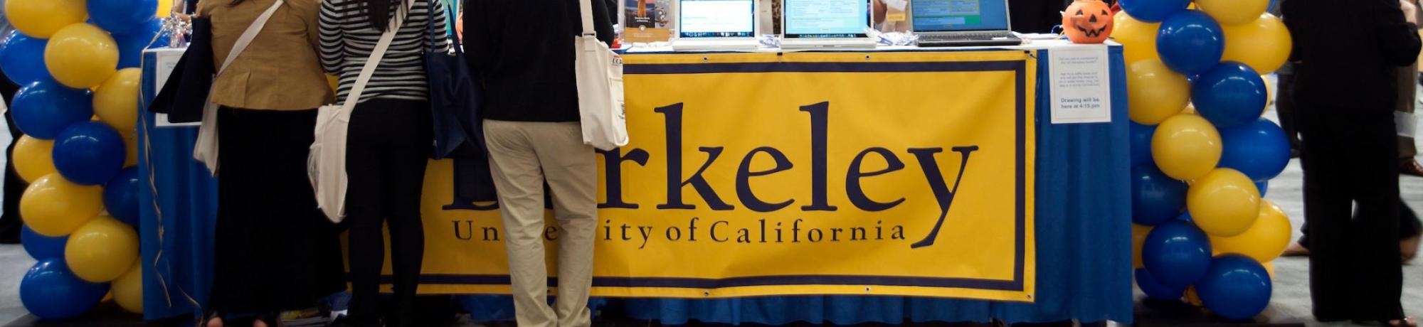 UC Berkeley booth at event