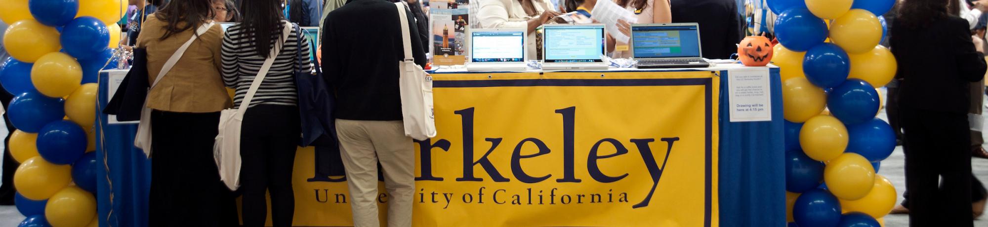 UC Berkeley booth at event
